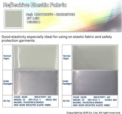 FJ-RDSR 反光彈性物料 正面照
